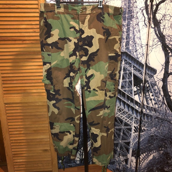 Custom Mens Camo Cargo Pants 